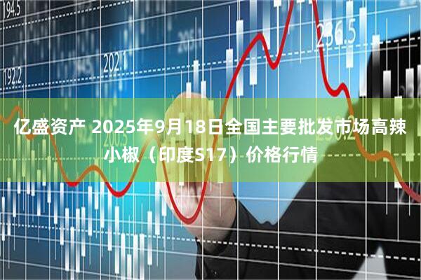 亿盛资产 2025年9月18日全国主要批发市场高辣小椒（印度S17）价格行情