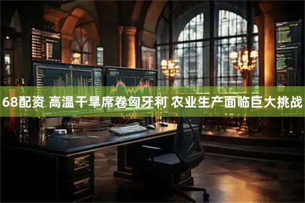 68配资 高温干旱席卷匈牙利 农业生产面临巨大挑战